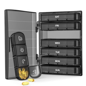 Weekly PiLL Organizer – 28 Compartments – 4 Times a Day   HT-W28A