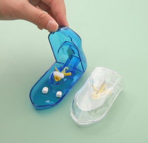 Pill Organizer 1 Compartment with Pill Cutter JS-063