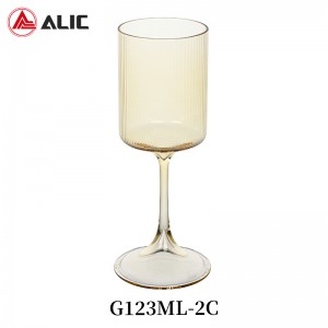 Lead Free High Quantity Wine Glass G123ML-2C