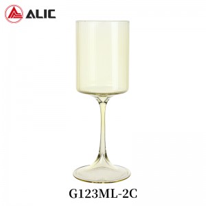 Lead Free High Quantity Wine Glass G123ML-2C