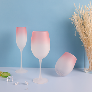 Lead Free High Quantity Painted Color Wine Glass G123KH-A2 520ml