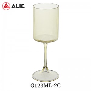 Lead Free High Quantity Wine Glass G123ML-2C