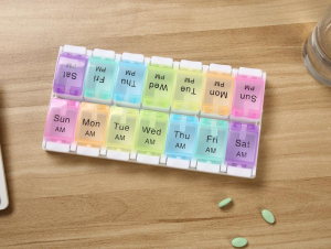 Pill Organizer 14 Compartments JS-057