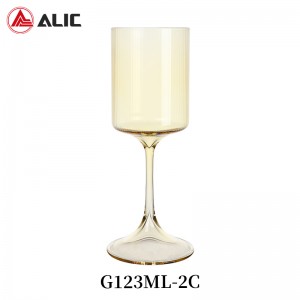 Lead Free High Quantity Wine Glass G123ML-2C