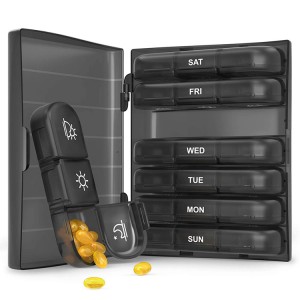 Weekly PiLL Organizer – 21 Compartments – 3 Times a Day   HT-W21A