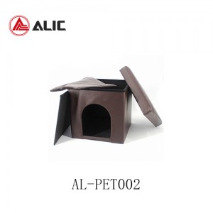 Faux Leather Pet House