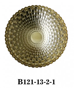 Glass Bowl Woven Style Suitable for Home Party or Wedding Table B121-13 Same style of Charge Plate also supplible