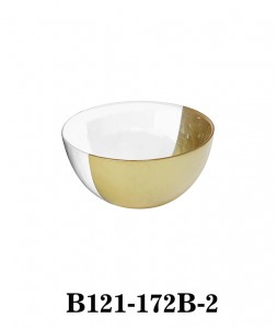 Glass Mixing Bowl Serving Bowl B121-172 frosted same style of charger plate supplible several sizes