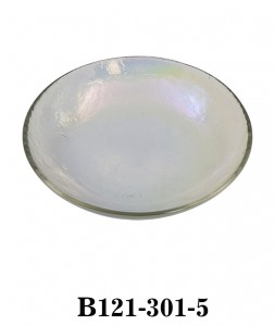 Glass Mixing Bowl Serving Bowl B121-301 frosted style in iridescent color several sizes