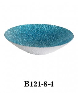 Glass Bowl Big Size Fashion Style Suitable for Party or Wedding Table B121-8 Same style of Charge Plate also supplible