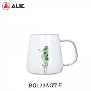 Lead Free High Quantity Cup & Mug Glass BG123AGT-E