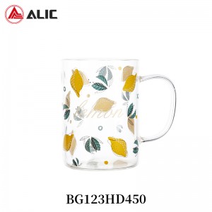 Lead Free High Quantity Cup & Mug Glass BG123HD450