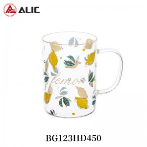 Lead Free High Quantity Cup & Mug Glass BG123HD450