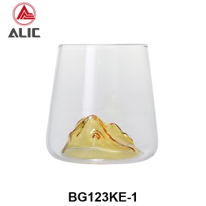 High Borosilicate Iceburg Montain shape  Whisky Glass G123KE-1