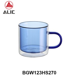 High borosilicate Insulated Glass Cup BGW123HS270