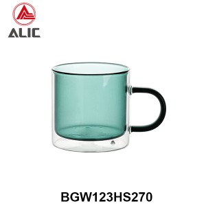 High borosilicate Insulated Glass Cup BGW123HS270