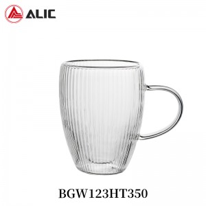 Lead Free High Quantity Cup/Mug Glass BGW123HT350