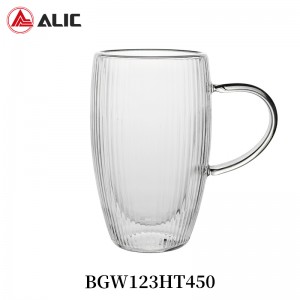 Lead Free High Quantity Cup/Mug Glass BGW123HT450