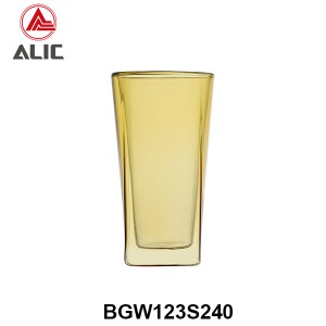 High borosilicate Insulated Tufmbler Glass BGW123S240