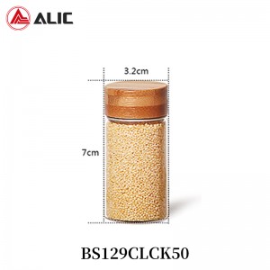 High Quality Glass Storage BS129CLCK50