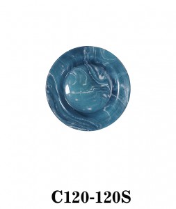 Hot Sale Handmade Antique SteelBlue Marbled Charger Plate for Wedding Party or Rental C120-120