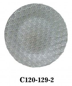 High Quality Glass Charger Plate in multi colours for Table Party or Rental C120-129