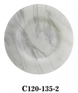 Handmade Marbled  Glass Charger Plate for Table Party or Rental C120-135