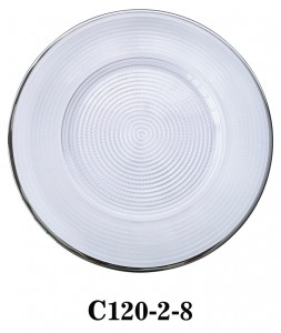 Handmade Glass Charger Plate multi colors available C120-2