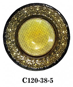 High Quality Handmade Glass Charger Plate for party/rent multicolor C120-38