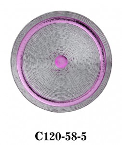 Handmade Decorative Glass Charger Plate for Gift or Party or Rental in various colors C120-58