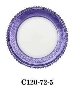 Luxury Handmade Glass Beaded Charger Plate with decoration for table Party or Rental in gold/red/silver/green/violet/arctic color C120-72