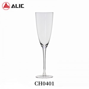 Lead Free Hand Blown Champagne Flute 260ml CH0401