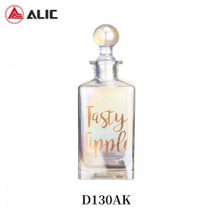 High Quality Glass Decanter in Iridescent color D130AK