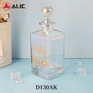 High Quality Glass Decanter in Iridescent color D130AK