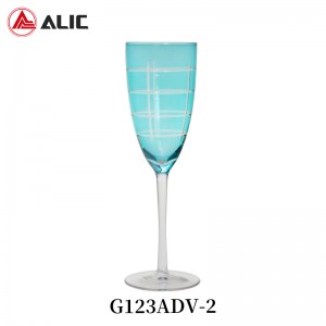 Lead Free High Quantity ins Champagne Glass G123ADV-2
