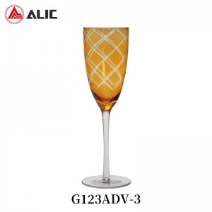 Lead Free High Quantity ins Champagne Glass G123ADV-3