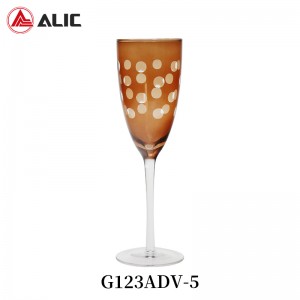 Lead Free High Quantity ins Champagne Glass G123ADV-5