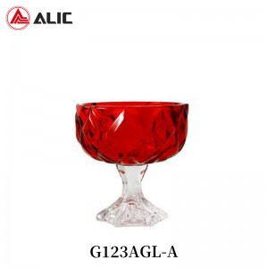 Lead Free High Quantity Ice Cream Glass G123AGL-A