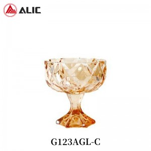 Lead Free High Quantity Ice Cream Glass G123AGL-C