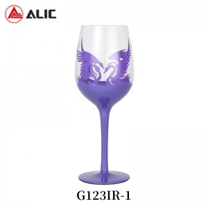 Lead Free High Quantity ins Wine Glass G123IR-1