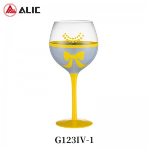 Lead Free High Quantity ins Wine Glass G123IV-1