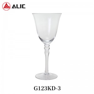 Lead Free Hand Blown Wine Glass G123KD-3