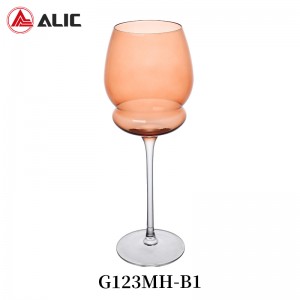 Lead Free High Quantity Wine Glass G123MH-B1