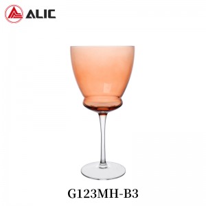 Lead Free High Quantity Wine Glass G123MH-B3