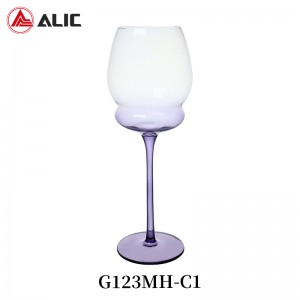 Lead Free High Quantity Wine Glass G123MH-C1