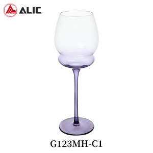 Lead Free High Quantity Wine Glass G123MH-C1