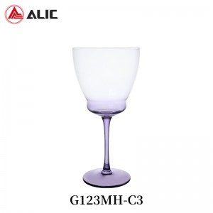 Lead Free High Quantity Wine Glass G123MH-C3