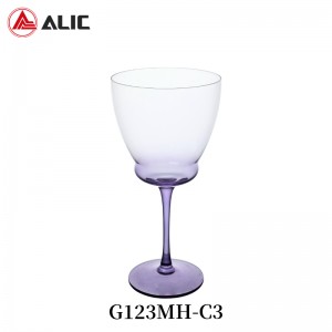 Lead Free High Quantity Wine Glass G123MH-C3