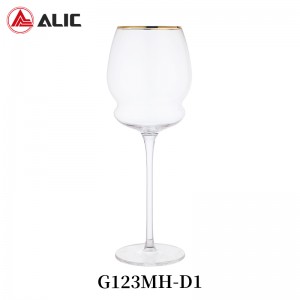 Lead Free High Quantity Wine Glass G123MH-D1