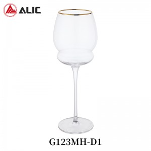 Lead Free High Quantity Wine Glass G123MH-D1